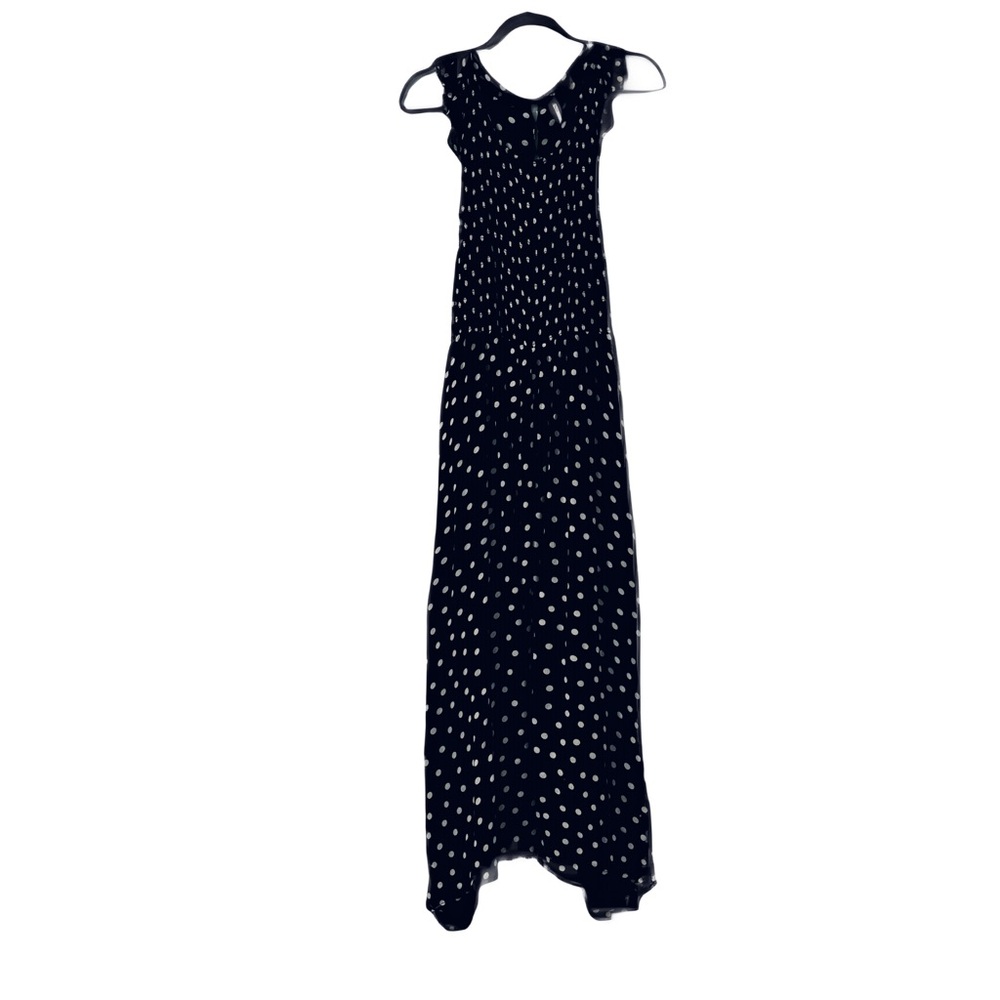 Women’s Dress Free People Size Large Black with White Polka Dots